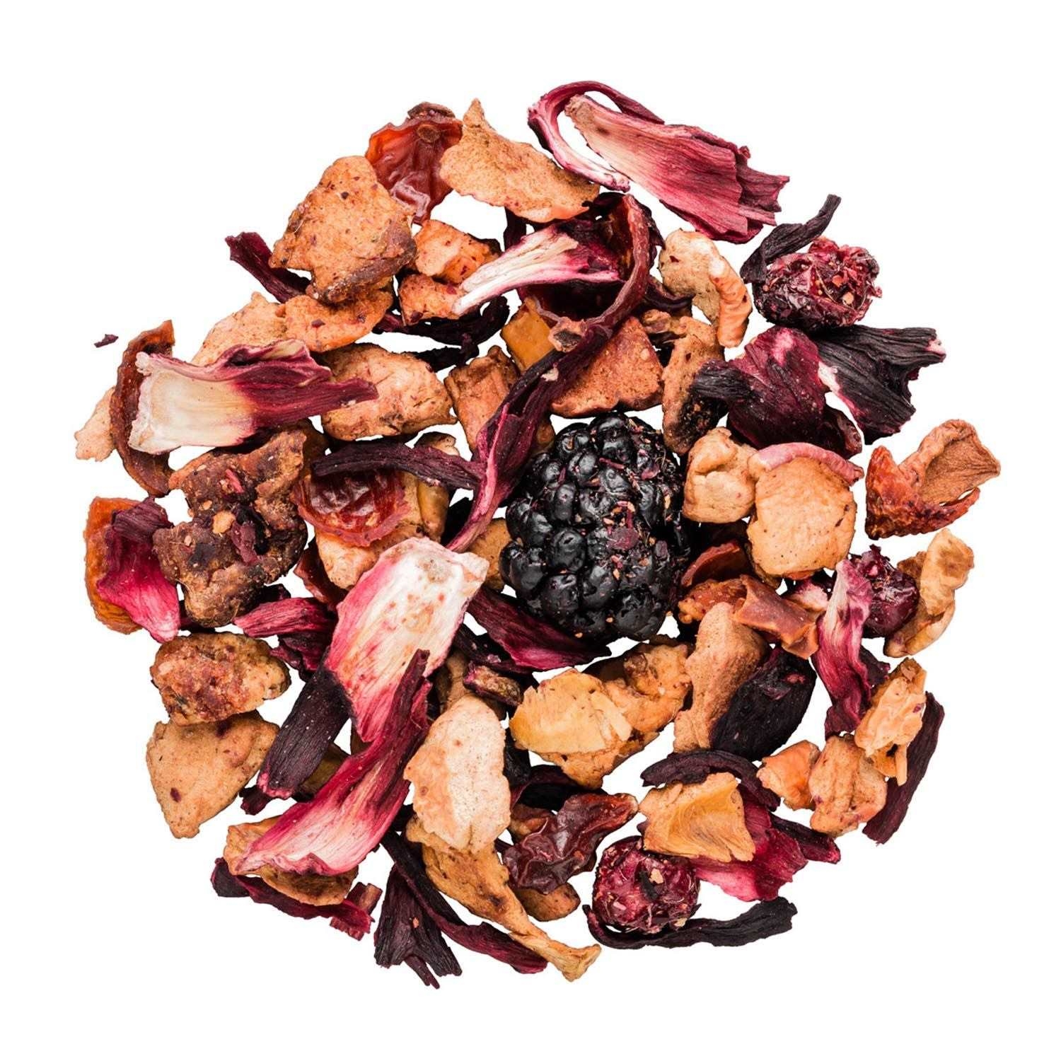 Lose Früchtetee-Mischung mit Beeren und Apfelstücken, ...