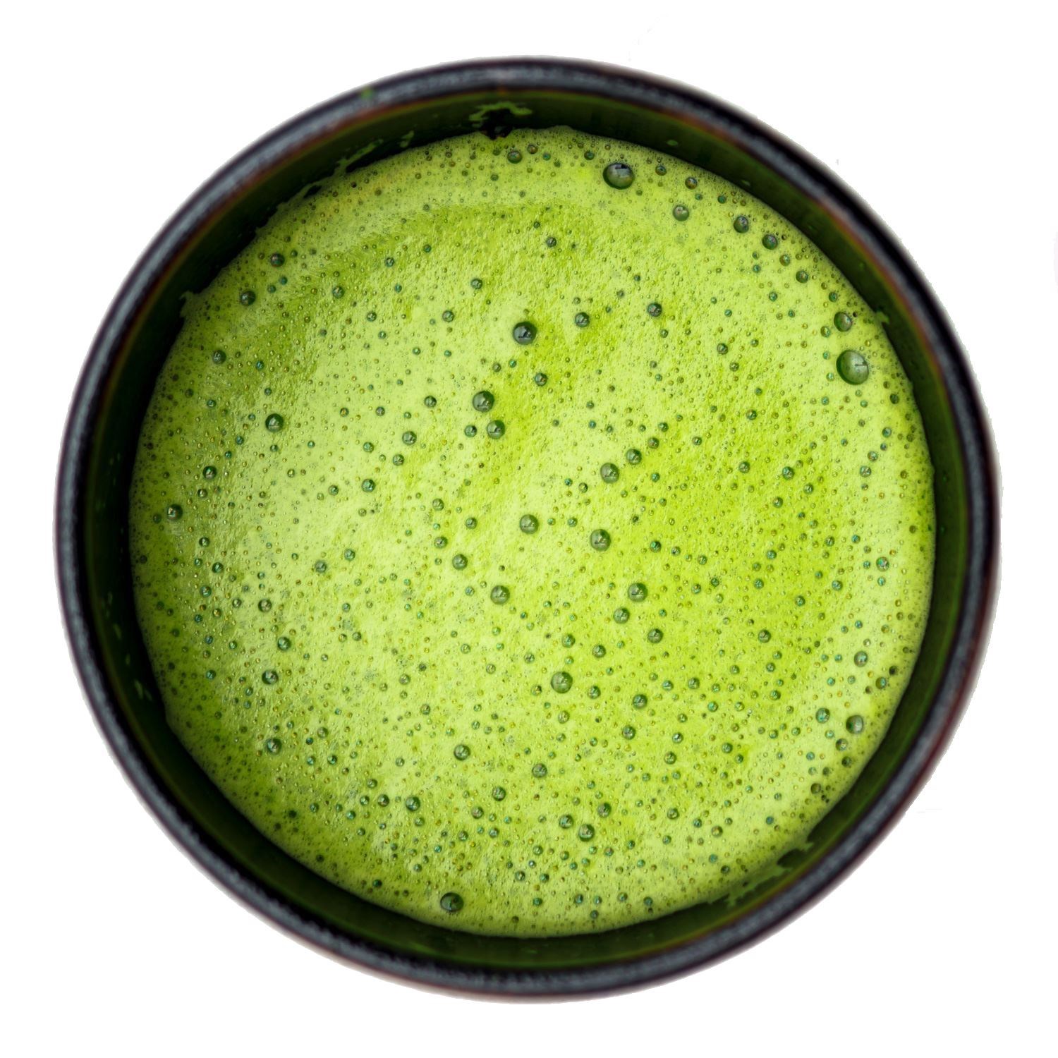 Aufgeschäumter Bio Matcha Japan Wa in Schale, ideal zum Kochen, Backen, für Smoothies und Milchshakes, Matcha, Grünes Pulver, Grüne Bohnen?, Pulver, Schale, Matcha, Grüner Tee, Pulver, Keramikbehälter, Getreidepulver, matcha, grün, pulver, glas, schaum