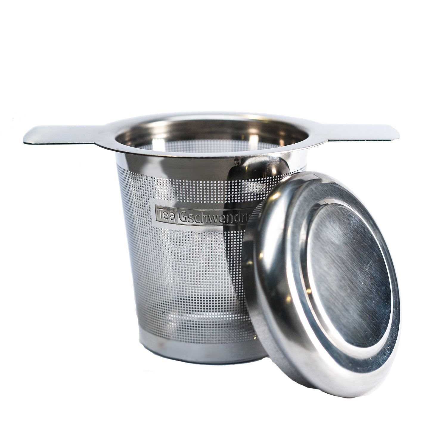 Feines Edelstahl-Teesieb mit Deckel für Tassen, Teesieb, Tea-Filter, Stahl, Kaffe?, Kleiner Filter