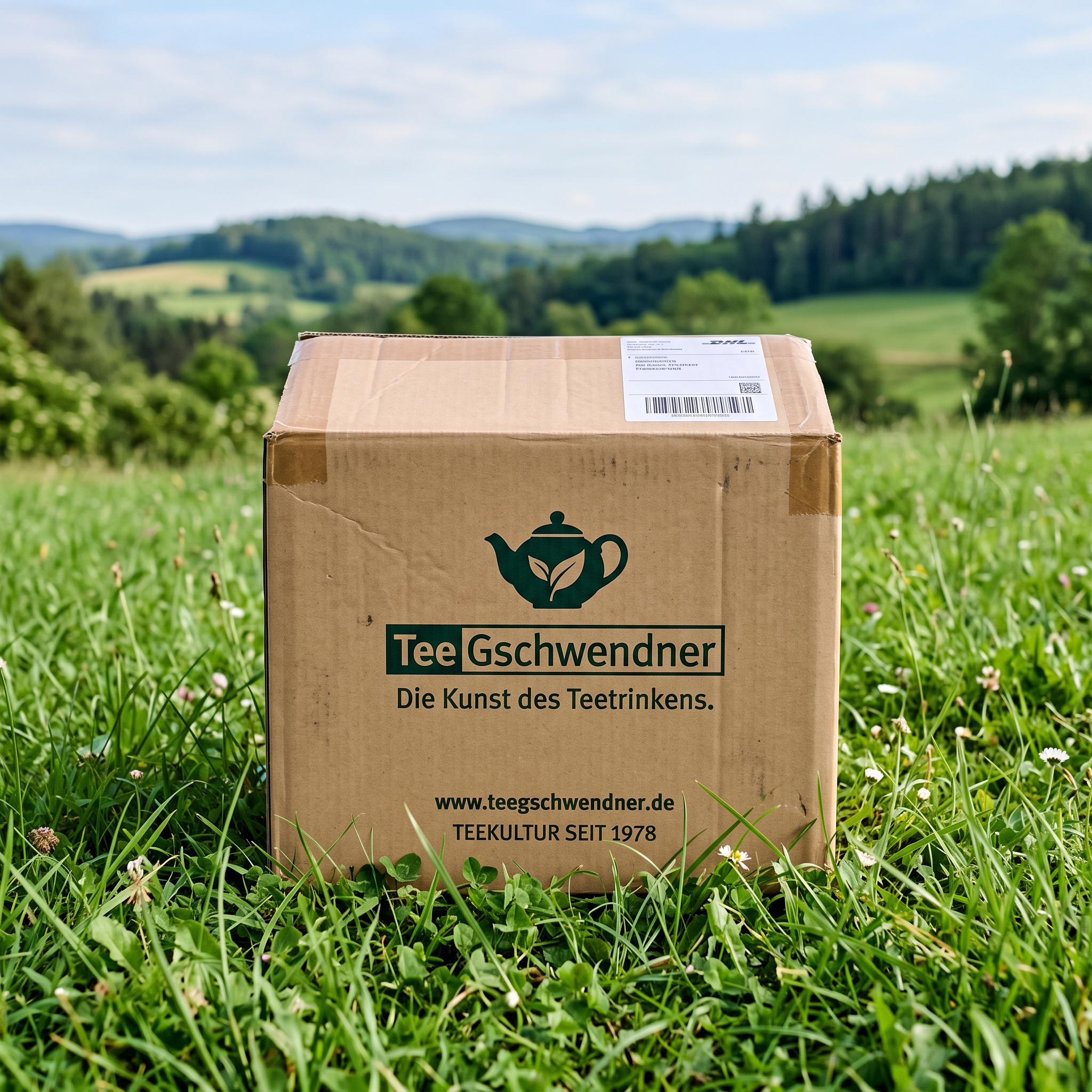 Kartonbox, Teebox, Versandkarton, Verpackung, Paket
