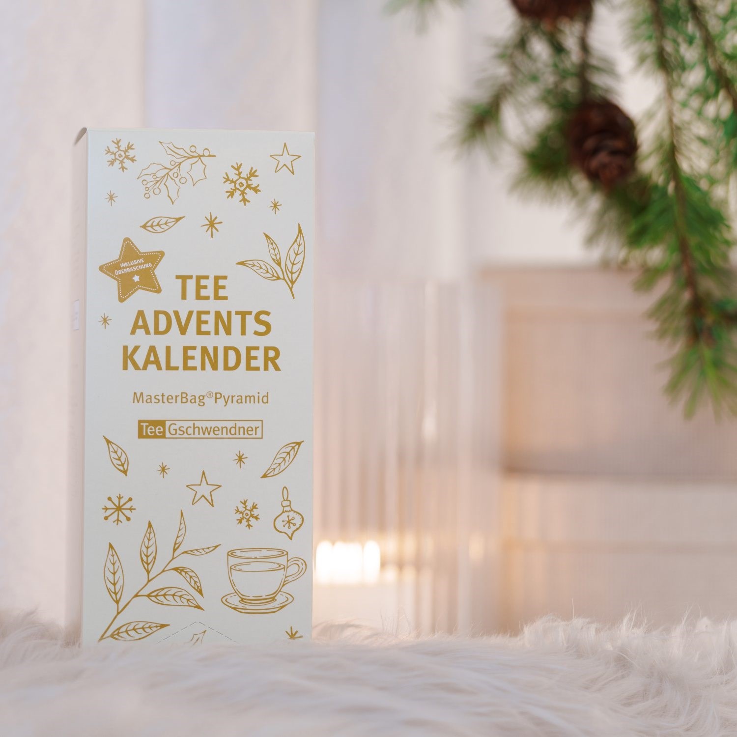 Tee Gschwendner Tee Adventskalender MasterBag Pyramid, tee adventskalender, adventskalender, tee, paket, gift