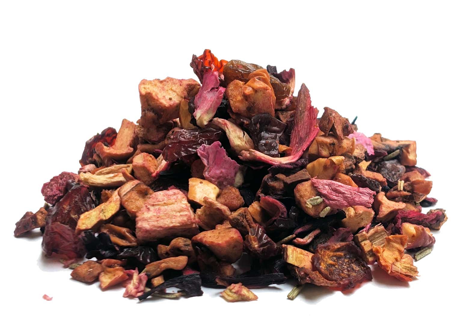 herbal mix, dried fruit, dehydrated fruit, trockene rohstoffe, farbenfrohes mix