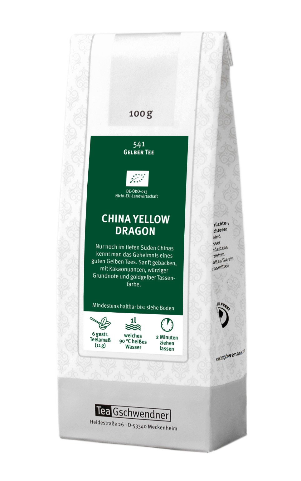 China Yellow Dragon, Gelber Tee, Teemischung, China-Tee, 1l, China Yellow Dragon, Gelber Tee, China Tee, Dragon Tee, 100 g