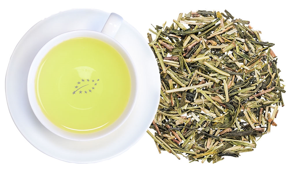 Grüner Tee, Loser Tee, Teetasse, Tee-Infusion, Gelb-Grüner Tee