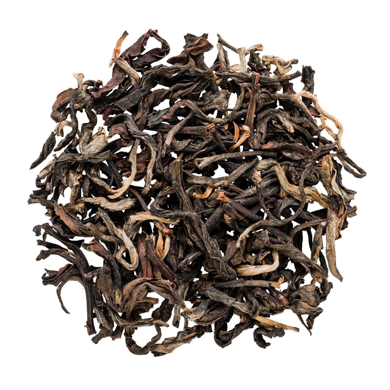 Dried loose tea leaves for black tea