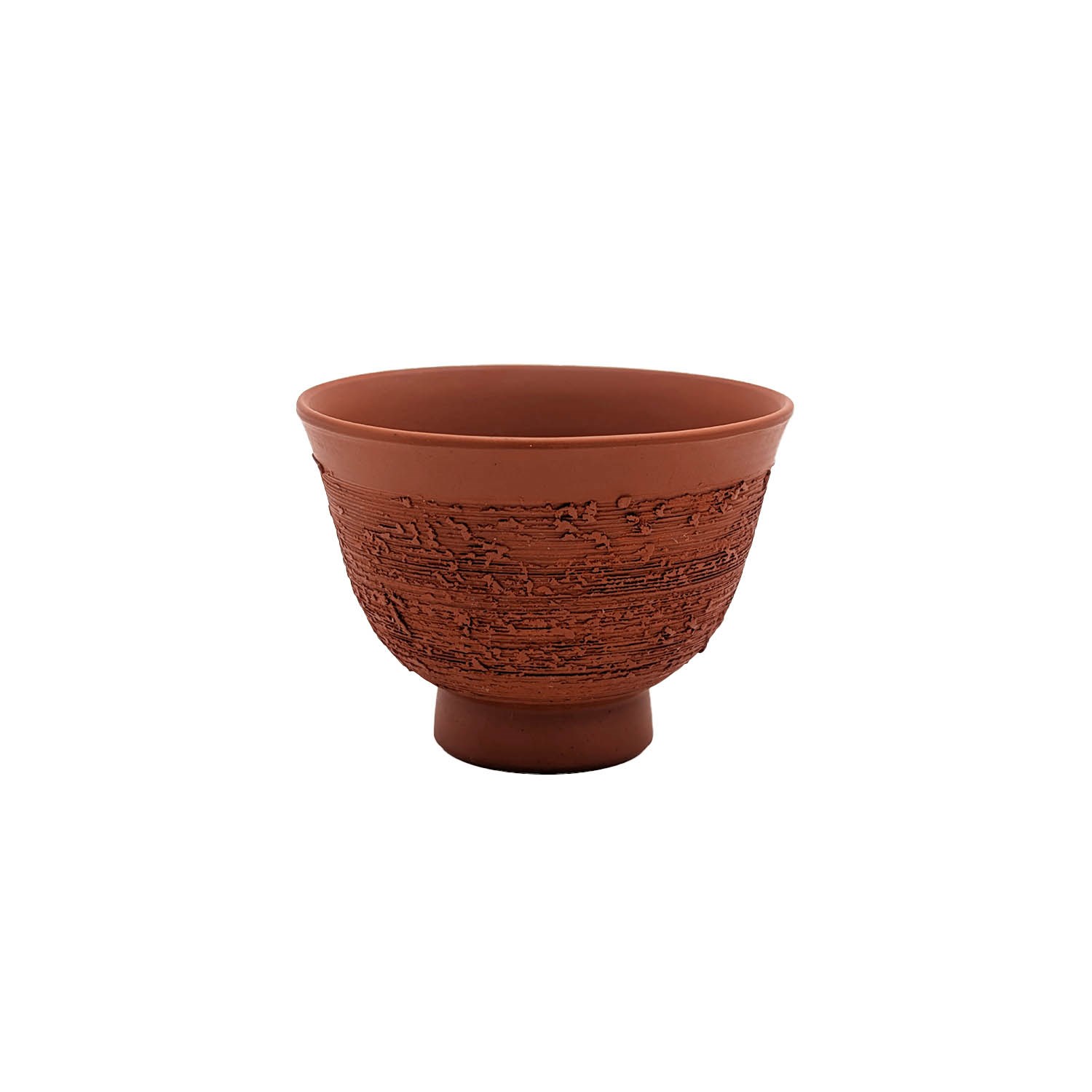 Braune Terrakotta-Schale mit Strukturmuster,  Terracotta,  Blumentopf,  Steinzeug,  Muster, 挑