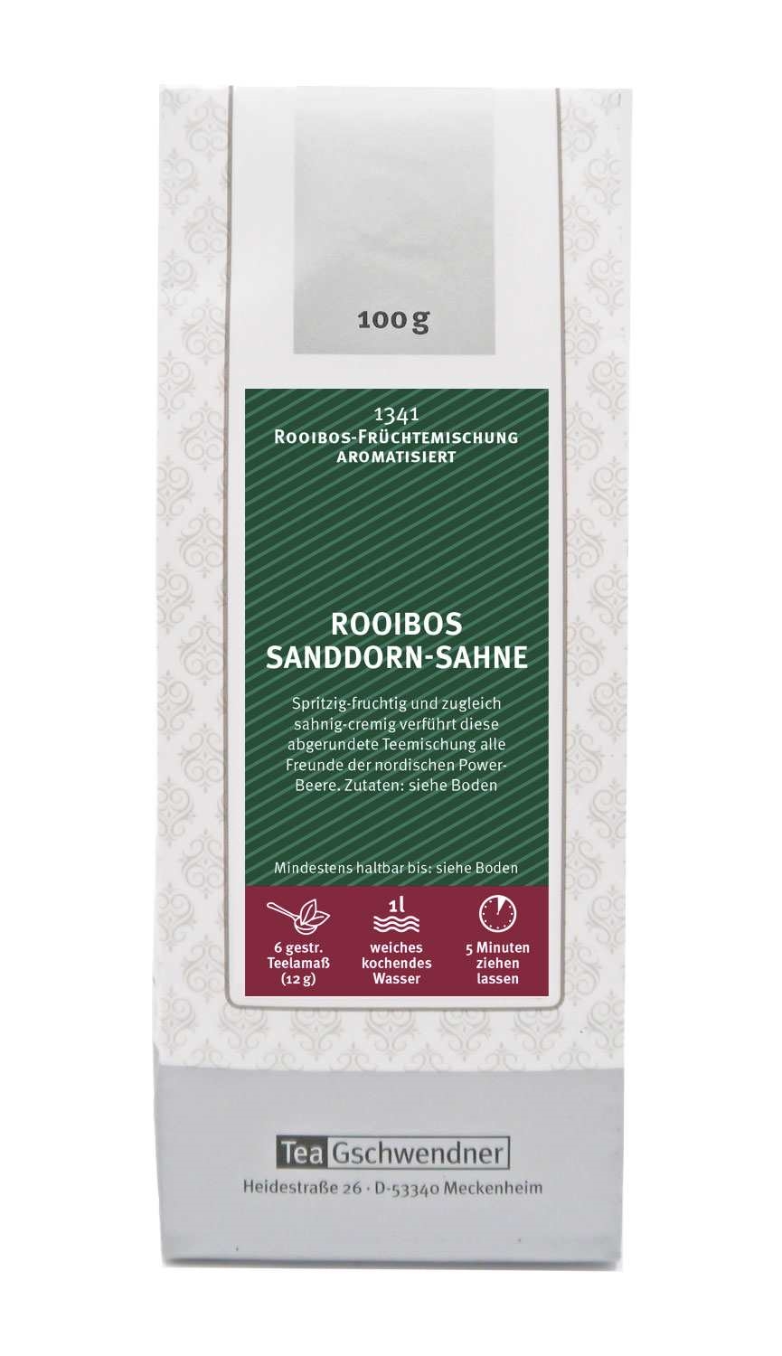 Rooibos Sanddorn-Sahne