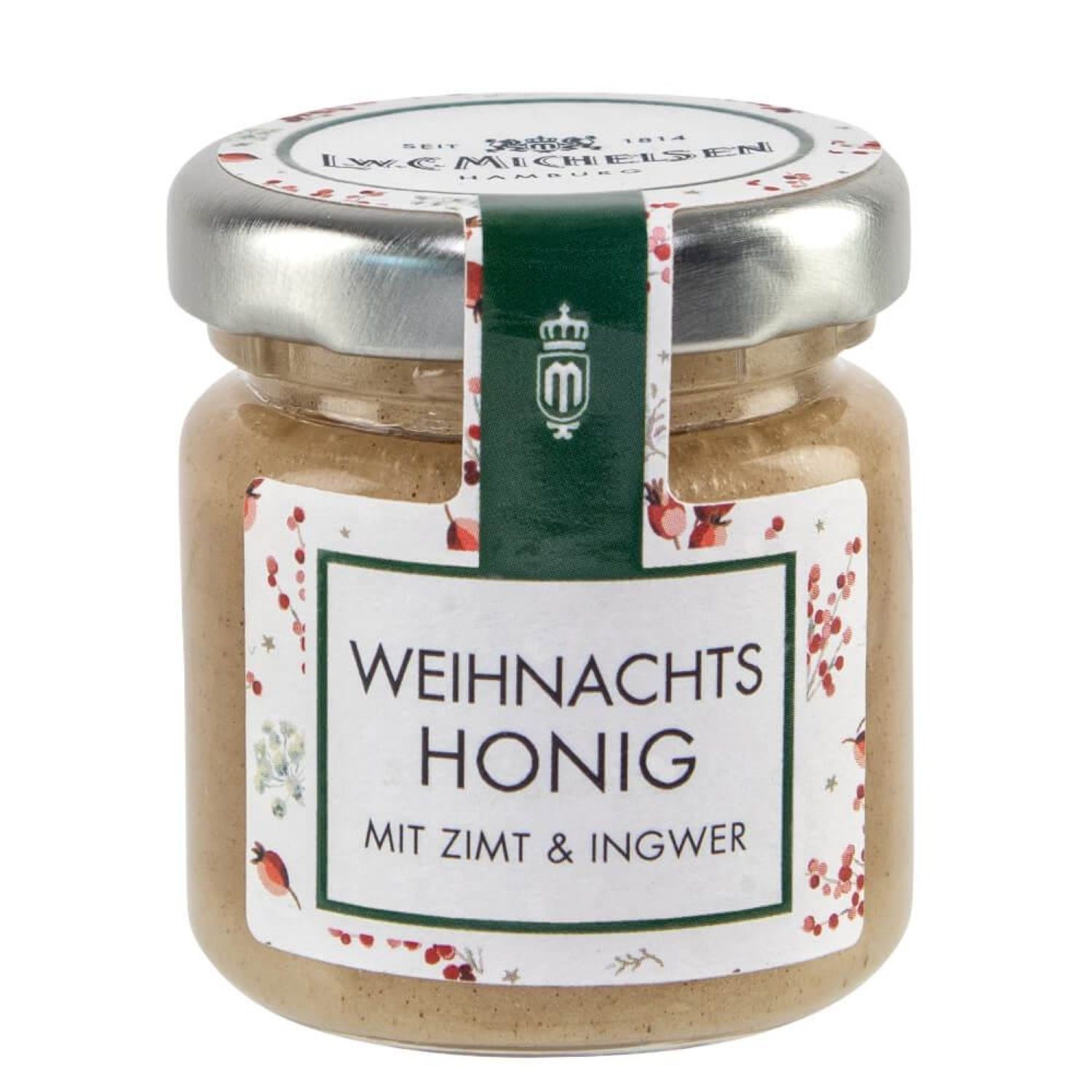Weihnachts, Honig, Mit Zimt, Ingwer, Glasglas