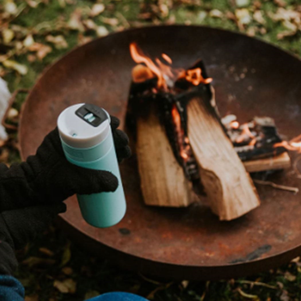 Kaffeebecher, Thermobecher, Mintgrün, Cooler Becher, Outdoor