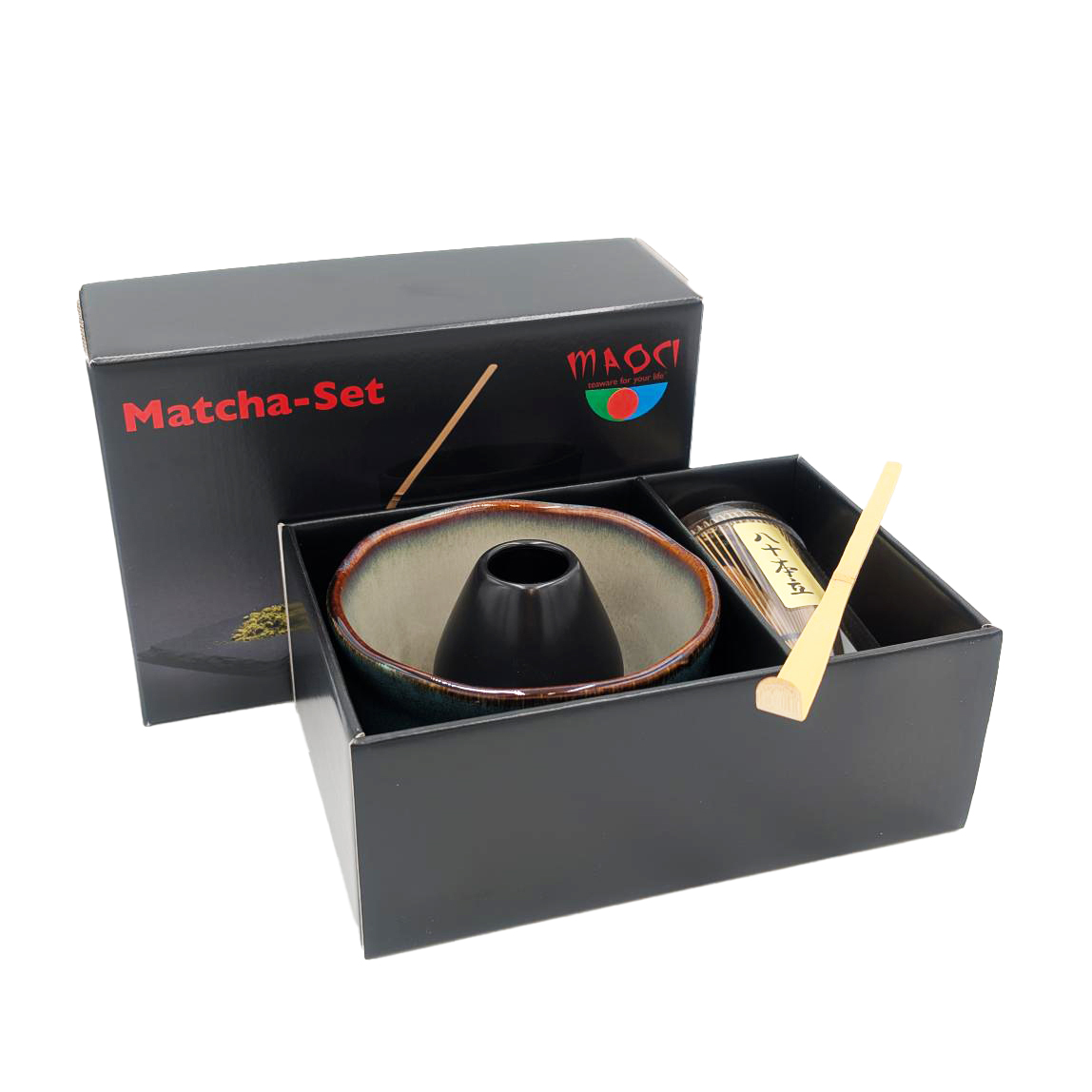 Matcha starter set green-blue 4-piece