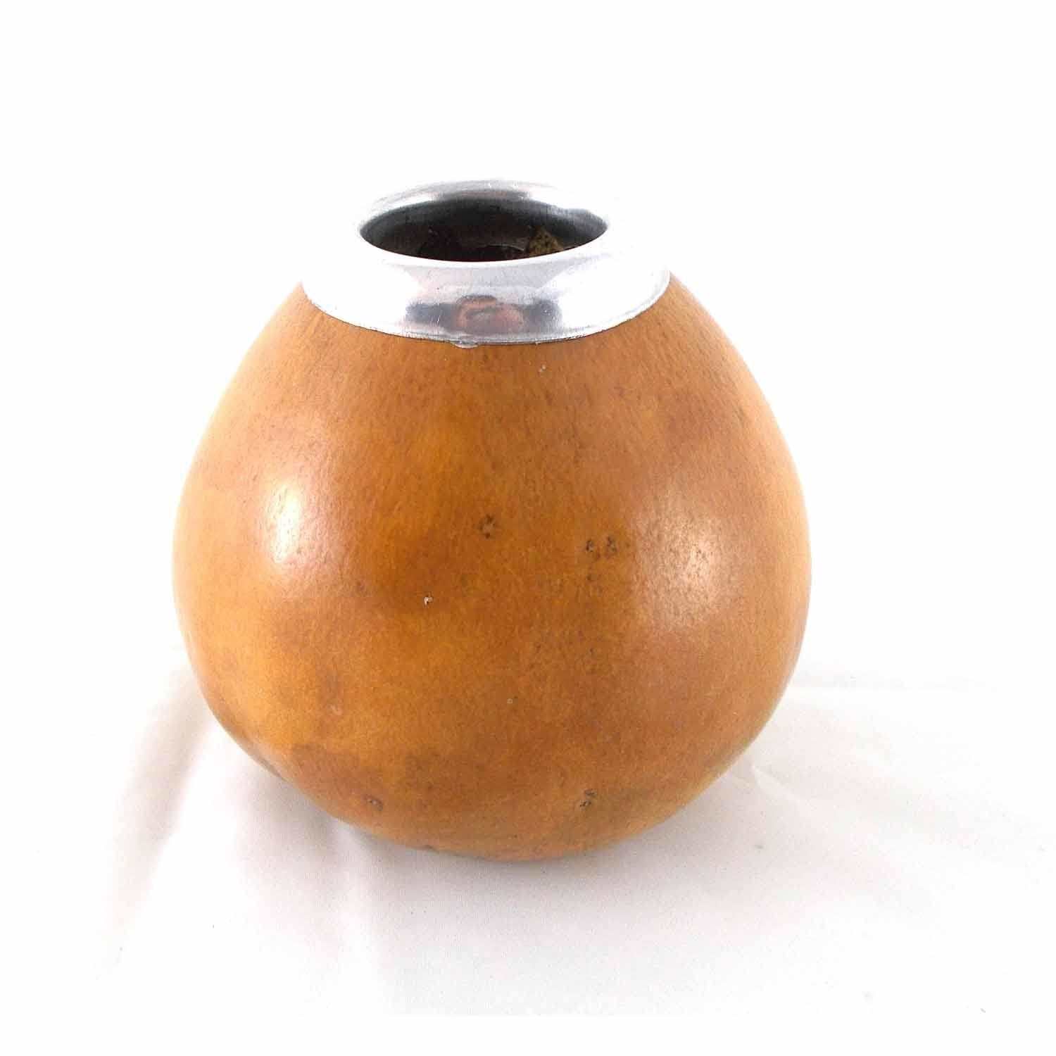 Mate drinking vessel Cuia natural light brown