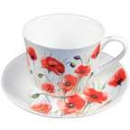 Jumboteetasse Mohn 0,5l