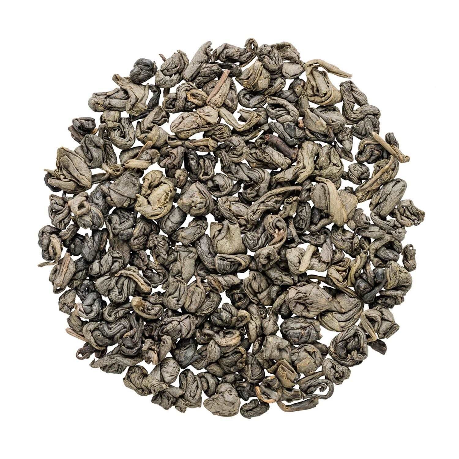 Runde Portion loser Gunpowder Grüntee-Blätter, Oolong, freie Blätter, getrocknet, grüner Tee, lose Blätter