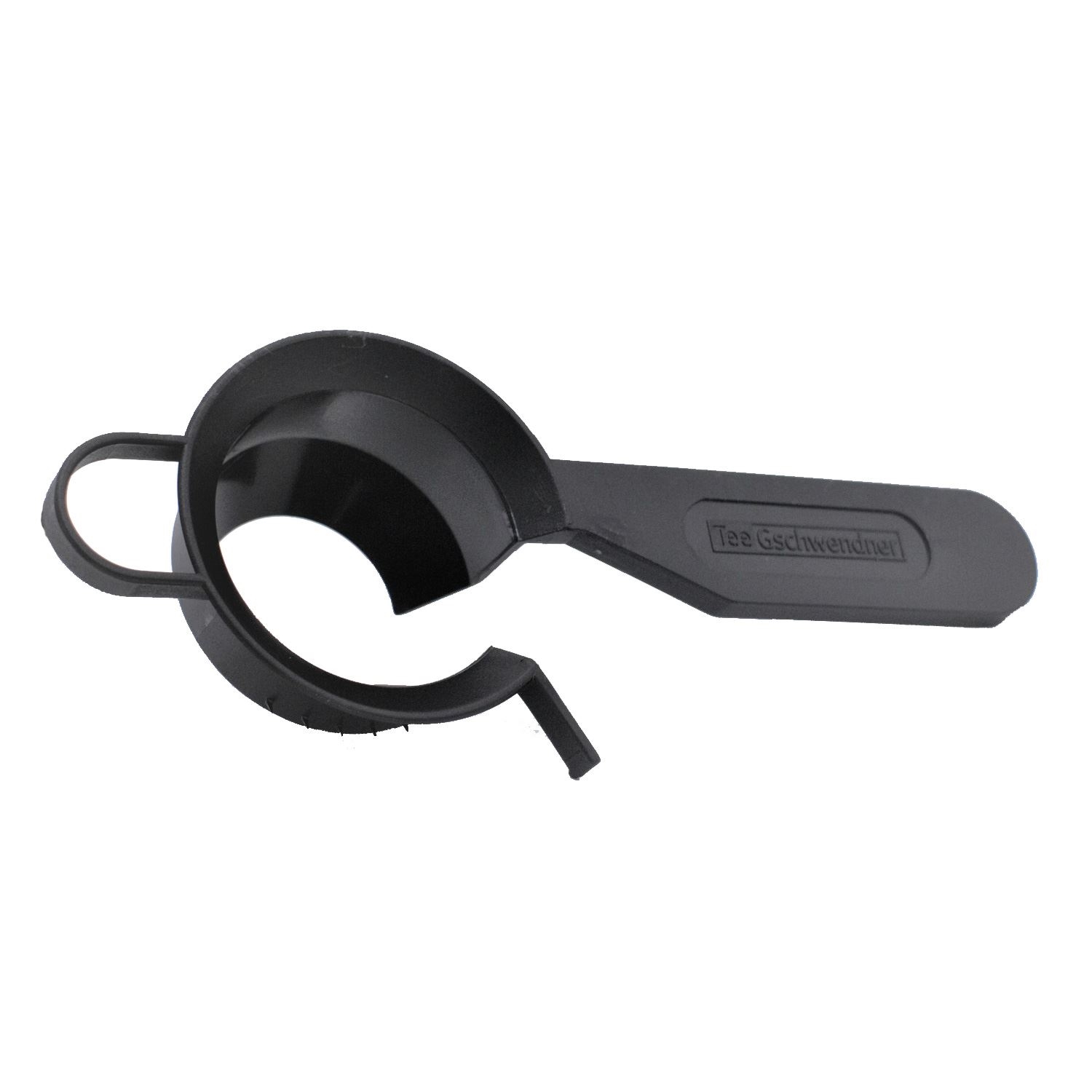 Schwarzer Kunststoff-Teebeutelhalter für Tasse, Teehalter, Tee-Halter, Klippenhalter, Teeservice-Accessoire, Küchenzubehör