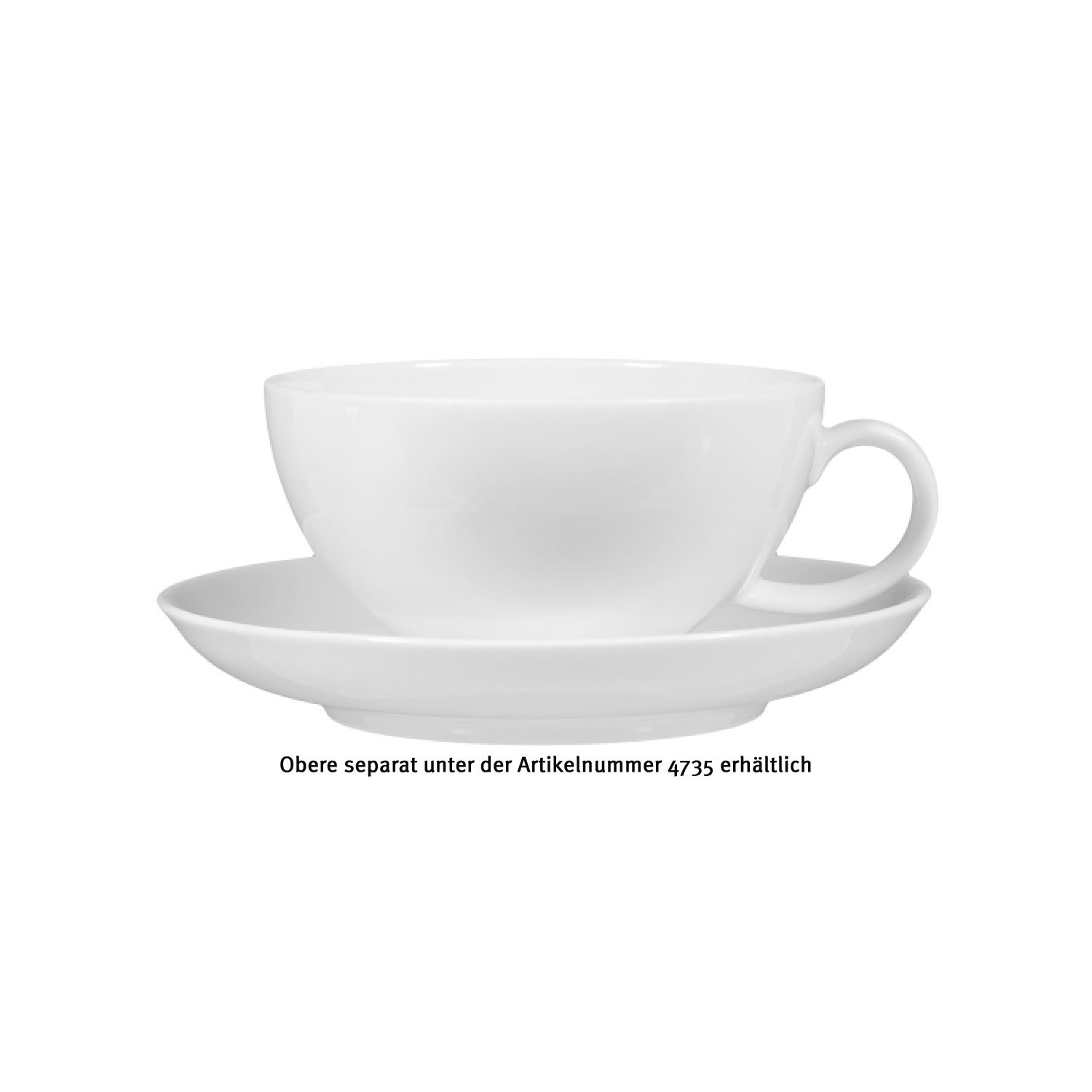 Weiße Kaffeetasse aus Porzellan mit Untertasse, Tasse, Kaffee-/Teetasse, weißes Geschirr, Becher-Design, Untertasse