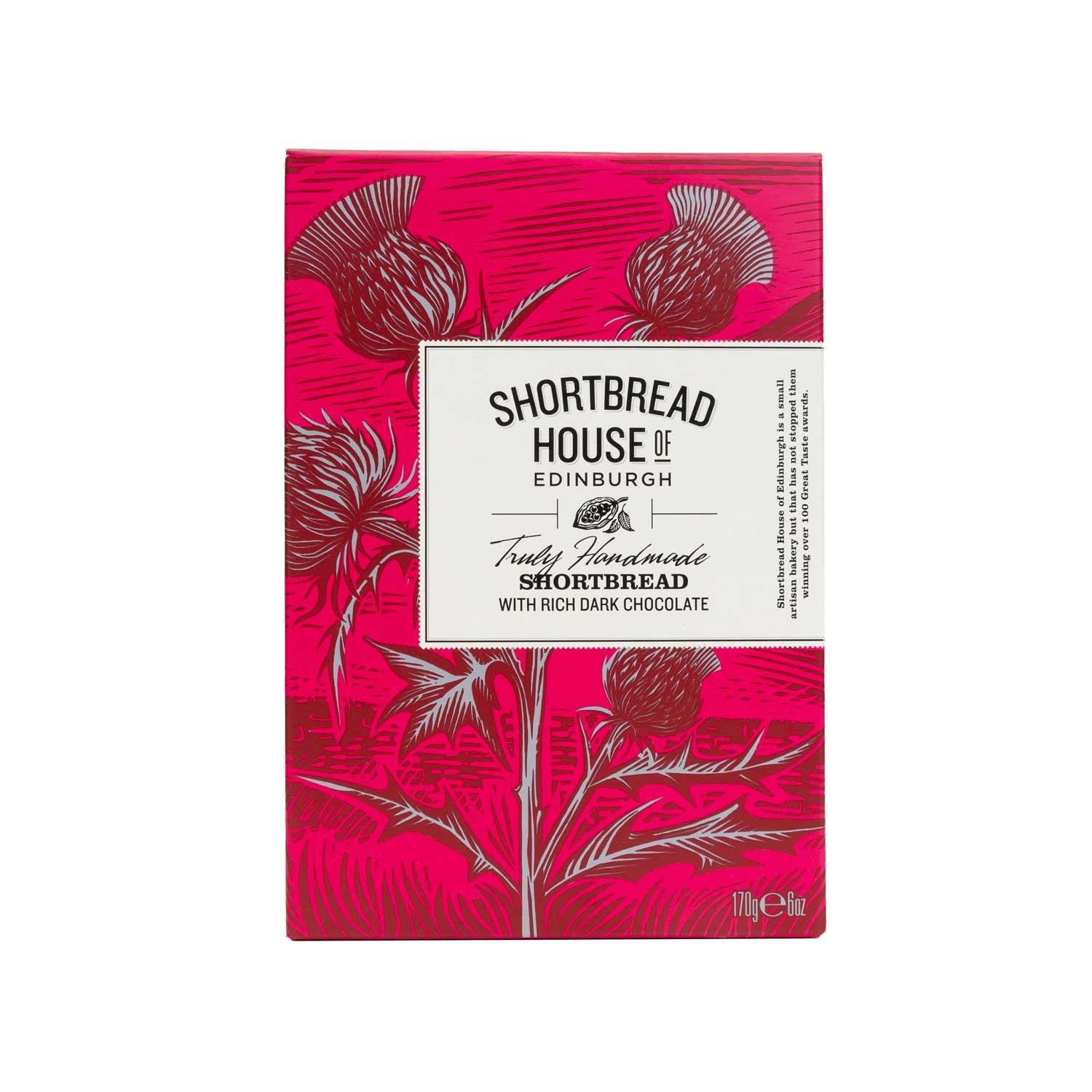 Schokolade, Shortbread, Dunkle Schokolade, Handmade, Rosa Verpackung