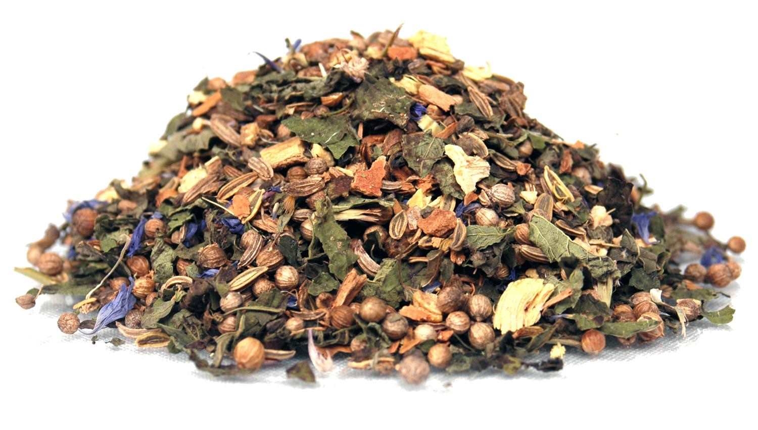 Kräutertee, Beeren, Kräuter Mischung, Lose Tee, Blütenstücke