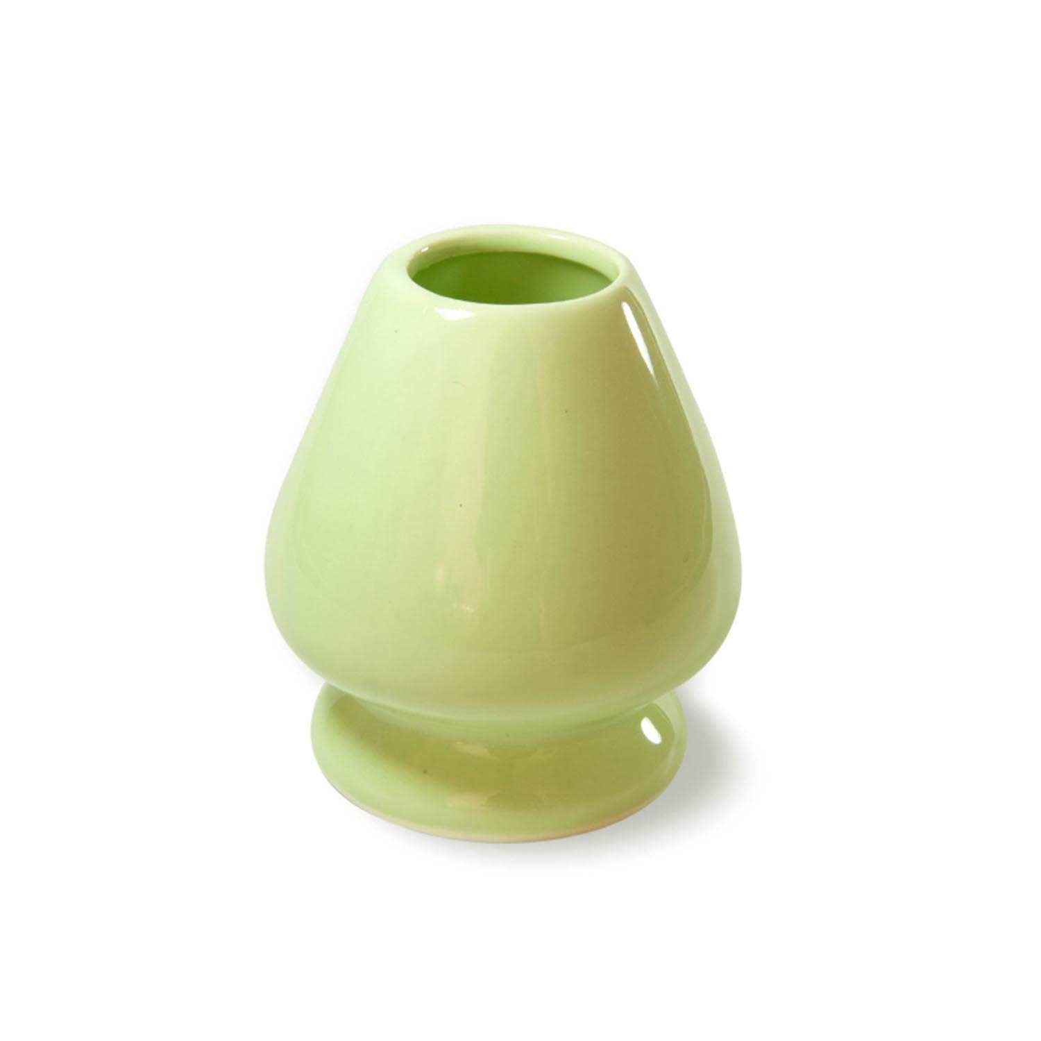 Porcelain whisk holder green
