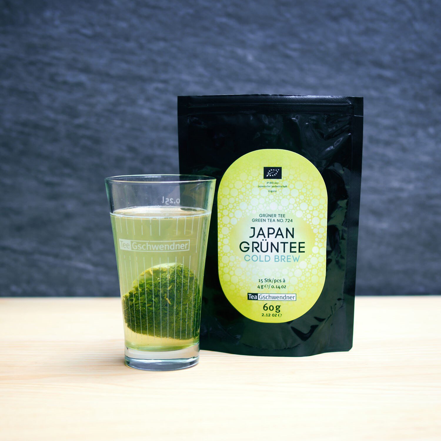 Japan grüntee, grüner tee, kalter brühtee, tee-beutel, 60 g