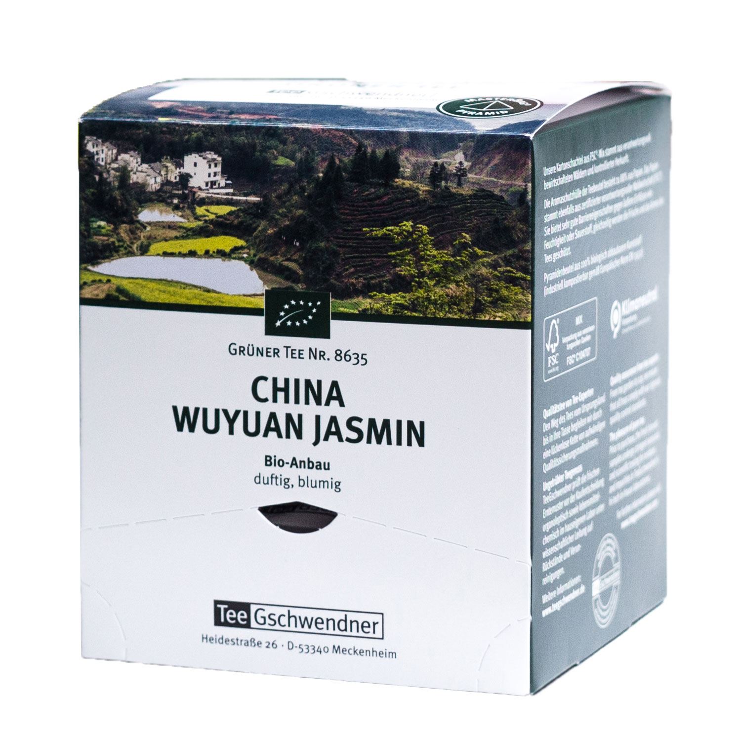 China Wuyuan Jasmin Bio  (MasterBag Glas Pyramid)