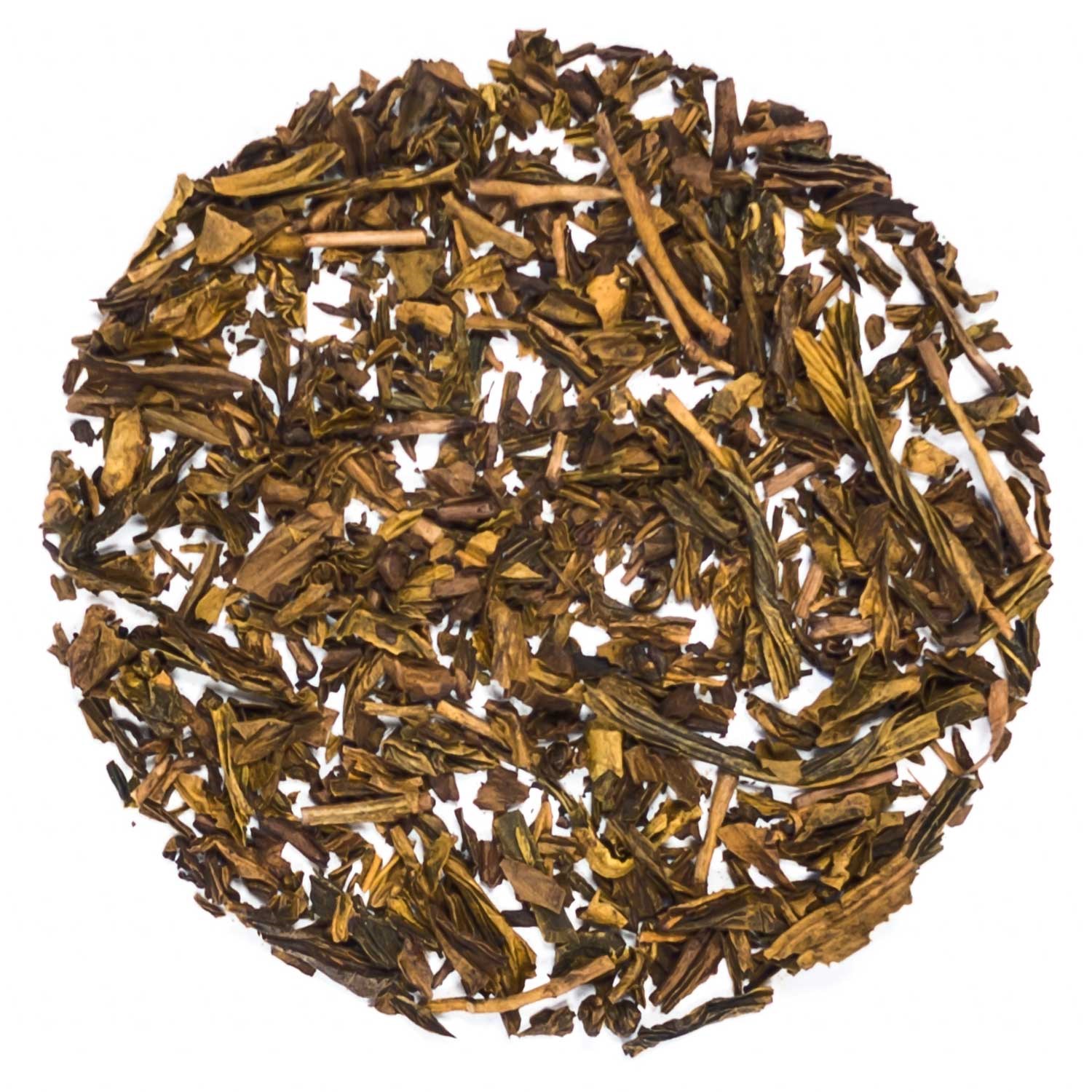 Lose Teeblätter gerösteter Hojicha Grüntee