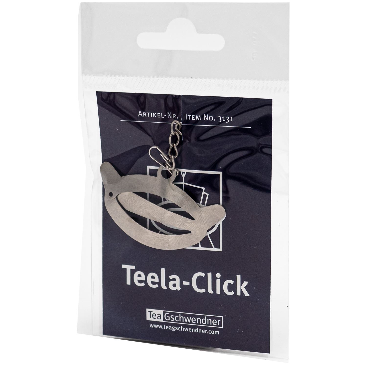 Teela-Click Edelstahl-Teefilterhalter in Verpackung, Schmuck, Anhänger, Metal, Kettenanhänger, Teela-Click