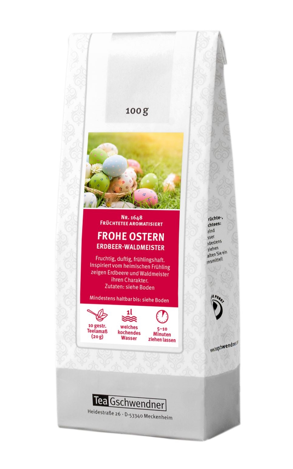 Teegschwendner Happy Easter strawberry woodruff tea
