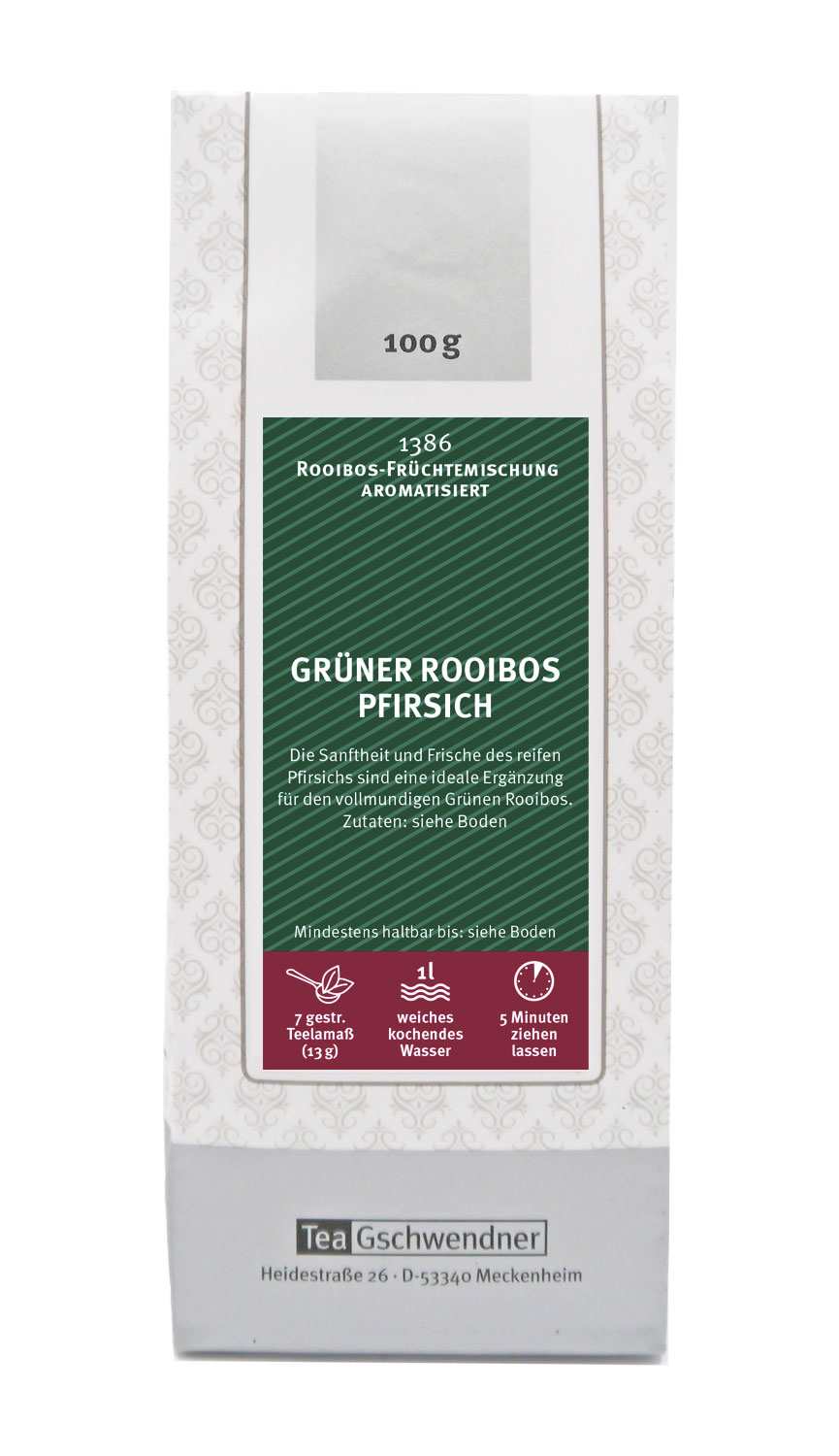 Grüner Rooibos Pfirsich