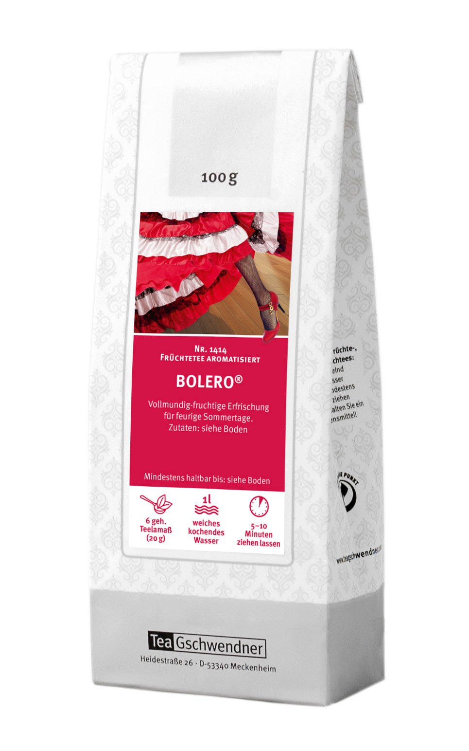 Teegschwendner Früchtetee Bolero aromatisiert 100g, Tee, Bolero, Früchtetee, Aromatisierter Tee, Früchtetee