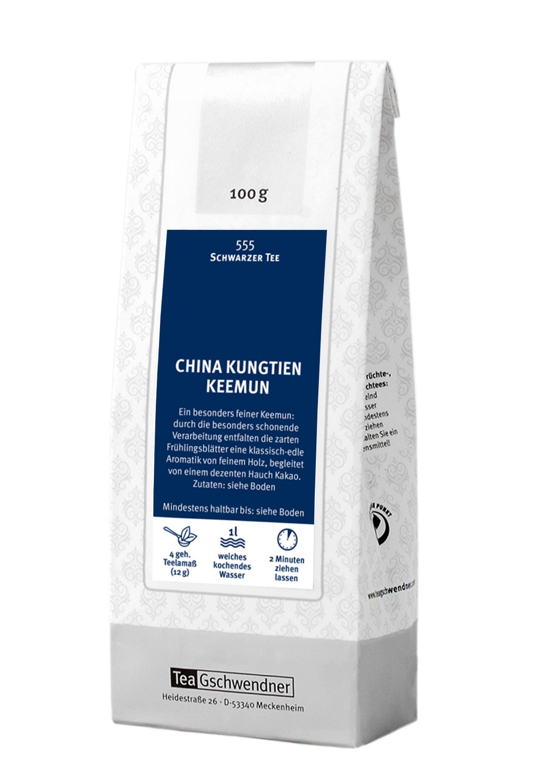 TeaGschwendner China KUNGTIEN Keemun black tea bag