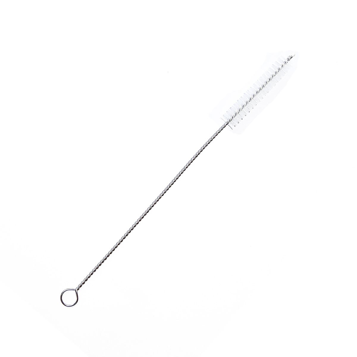 Lange Reinigungsbürste für Trinkhalme aus Metall, Reinigungsbürste, Flaschenbürste, Schaftbürste, Edelstahl, Spiralkupfer?