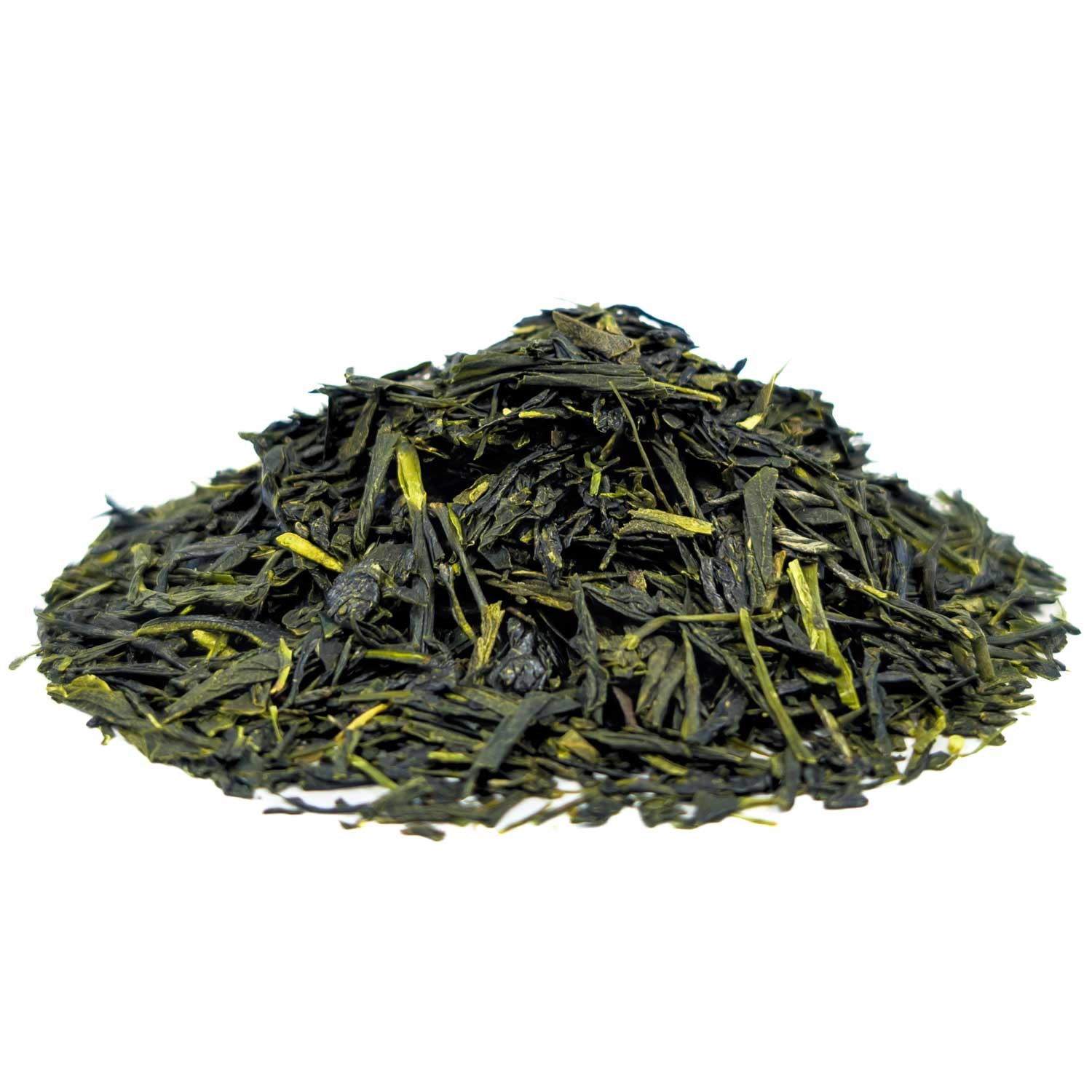 Pile of loose Japanese Sencha green tea
