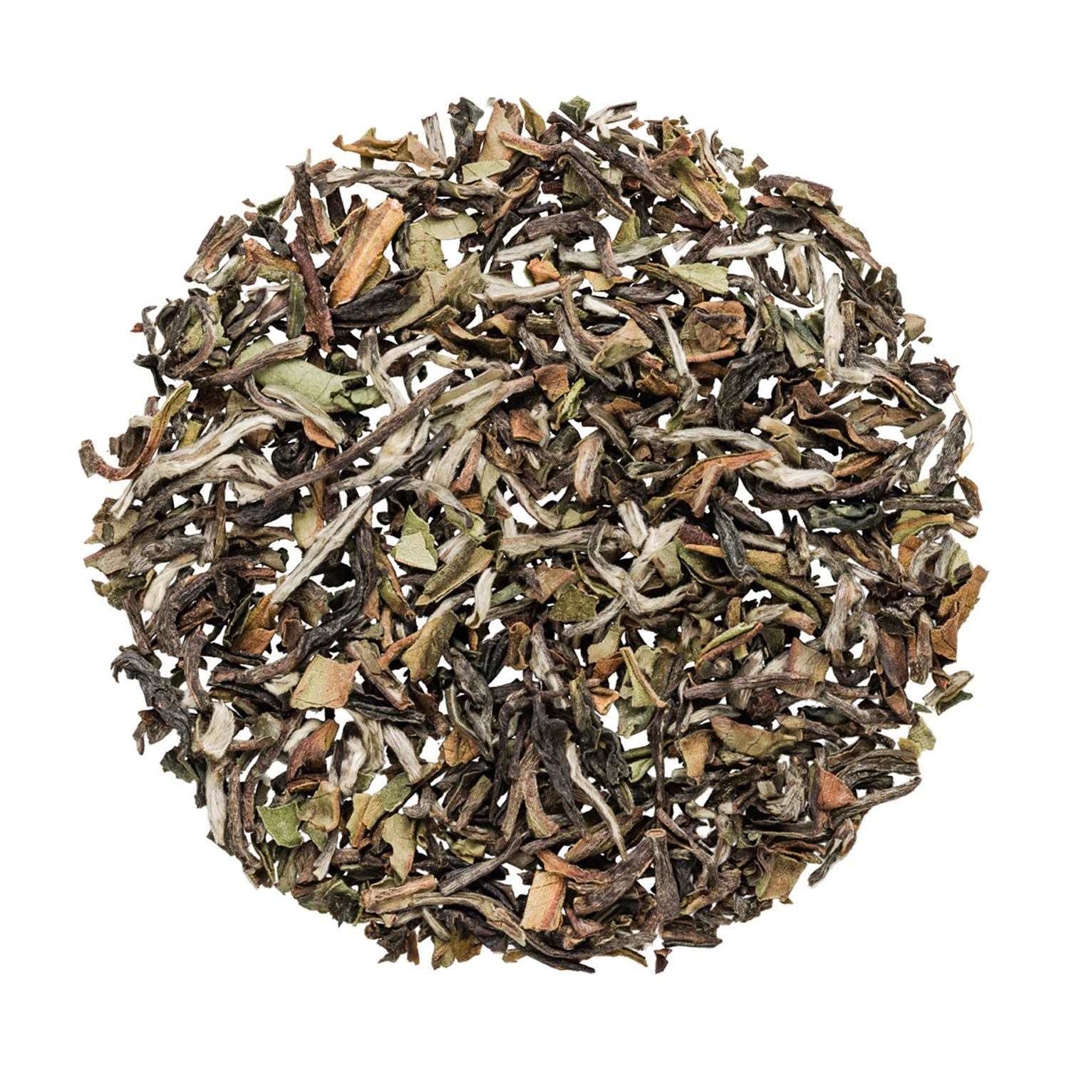 Nahaufnahme loser Darjeeling Schwarztee Blätter, tee, grüner tee, loser blätter, getrocknet, aufguss