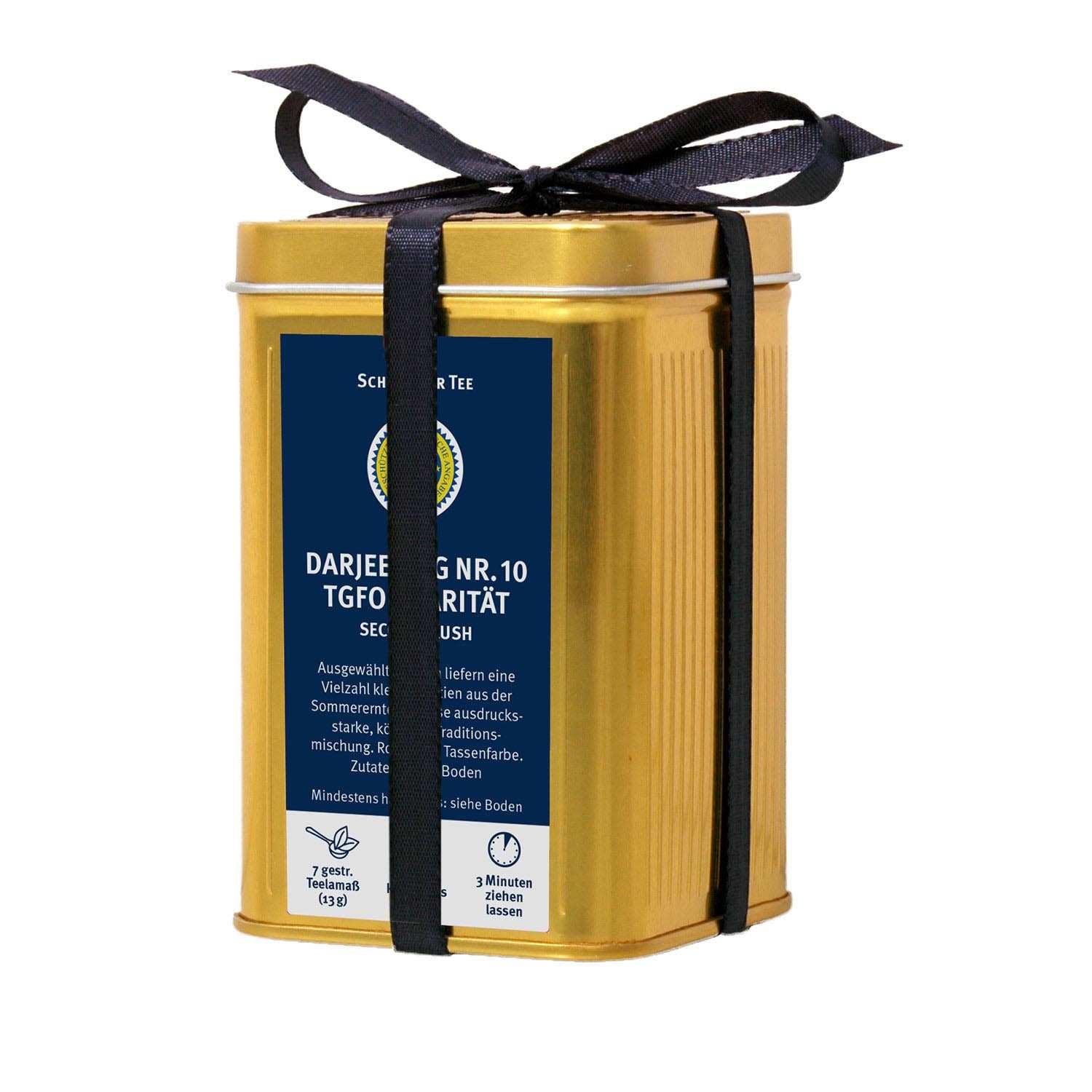 Edmon's Dose gold mit Darjeeling Rarität