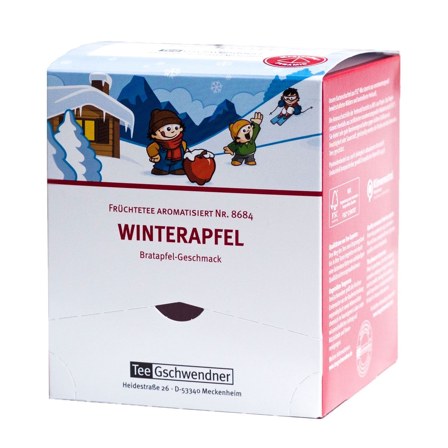 Tee Gschwendner Winterapfel Früchtetee Bratapfel, Wintrerappel, Winterapfel, Bratapfel, Früchtetee, Punschtee