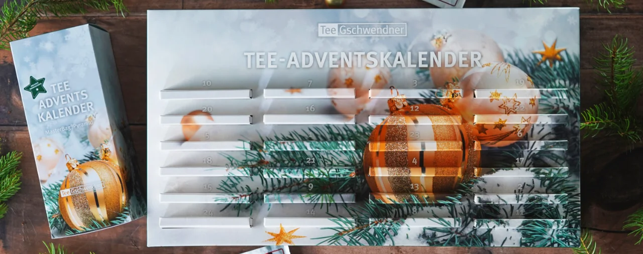Tee-Adventskalender, Adventskalender, Teebox, Weihnachtsdeko, Ornament